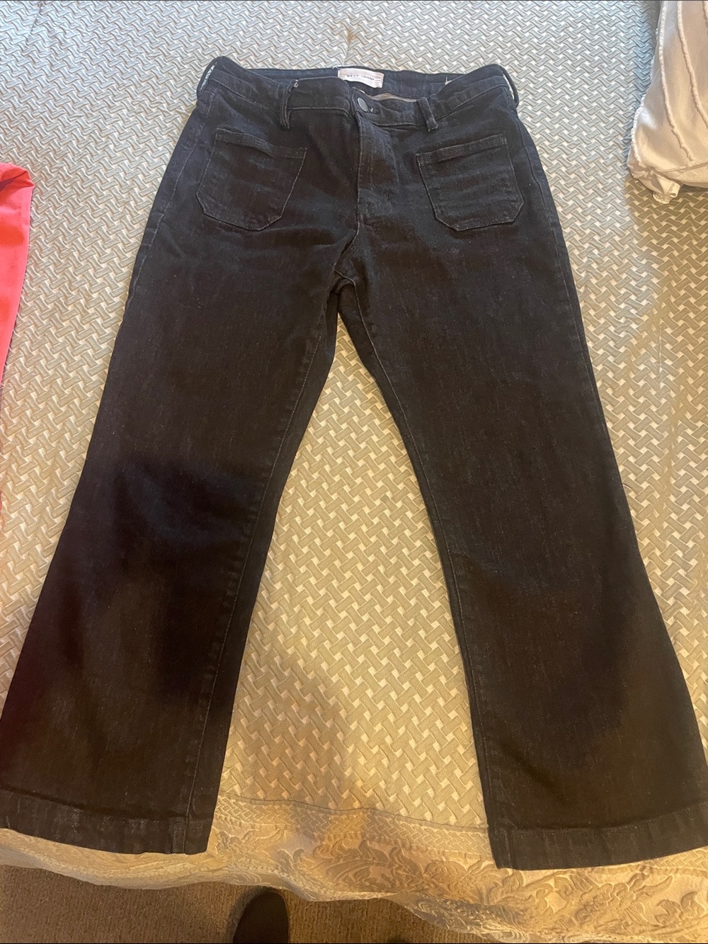 Dear John Black Wide-Leg Flare Jeans
